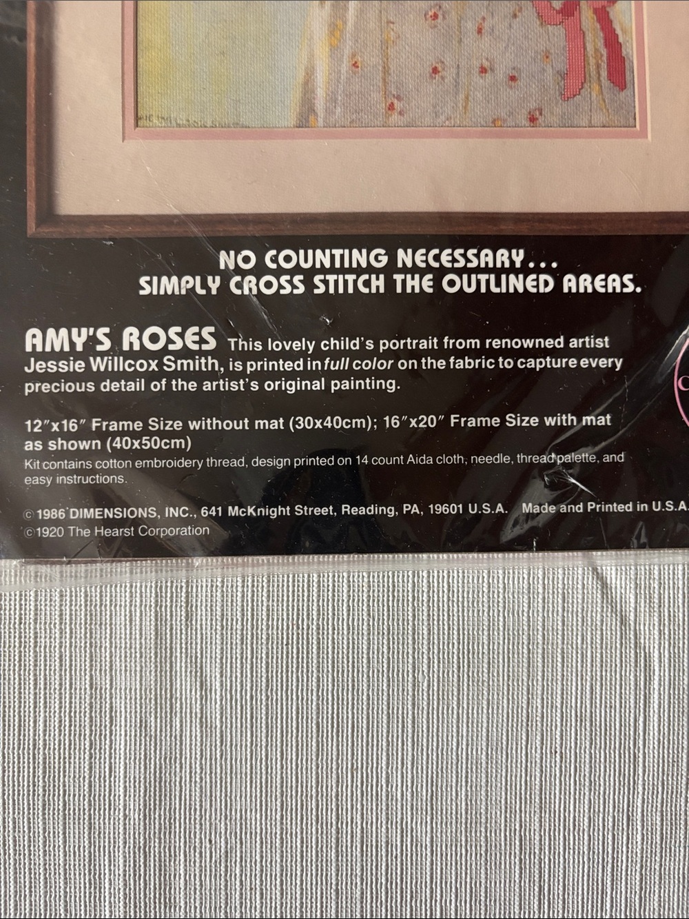 Cross Stitch Dimensions Pattern Kit - Picture 2 of 3